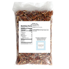 Hampton Distribution closeup of pecan pieces texture and consistent size