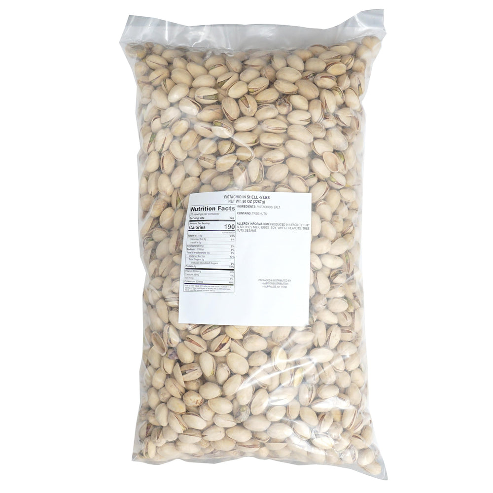 Hampton Distribution close-up of roasted pistachio kernels highlighting crunch