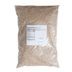 hampton distribution close-up of bran texture, reveals coarse grains and baking use