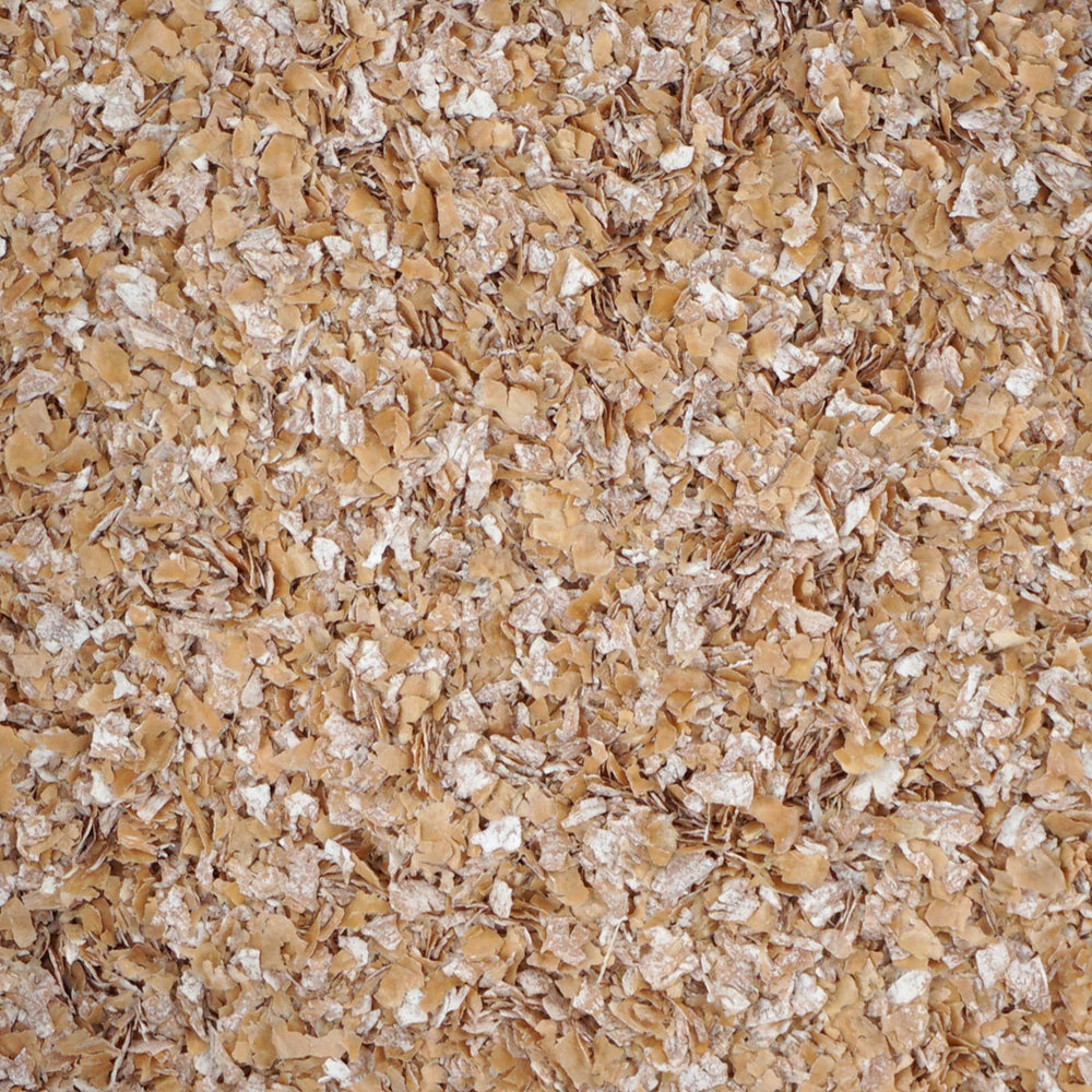 hampton distribution bran mixed into muffin batter, improves texture and fiber content