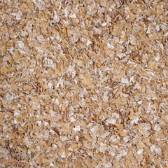 Hampton Distribution wheat bran in bowl with measuring spoon ready to add fiber to recipes