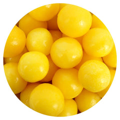 Lemonheads from The Hampton Popcorn Company in a candy dish for easy snacking