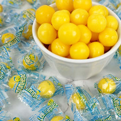 Individually wrapped Lemonheads by The Hampton Popcorn Company for hygienic distribution