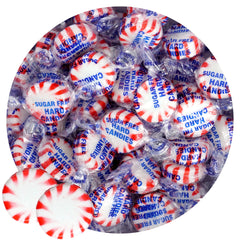 THE HAMPTON CANDY COMPANY front packaging showing 2 lb bulk bag and branding, easy identification