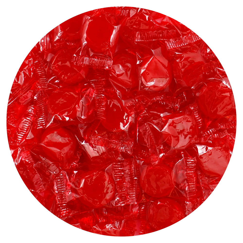 The Hampton Popcorn Company front packaging showing 2 lb cinnamon discs and brand