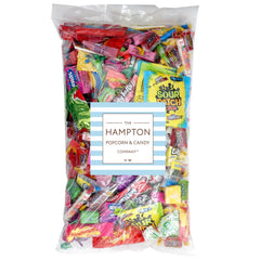 The Hampton Popcorn Company close-up of varied candy textures for appetite appeal