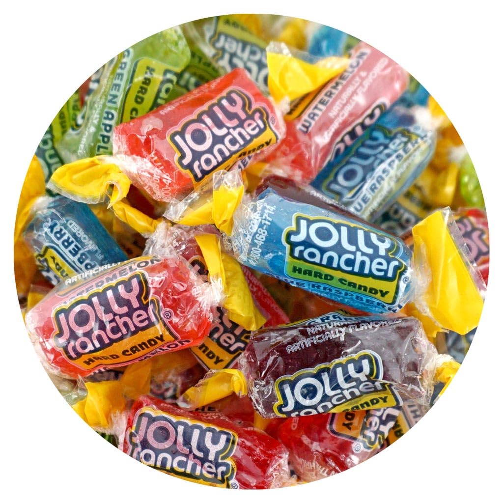 The Hampton Popcorn Company front bag view showing 5 lb bulk candy convenience and volume