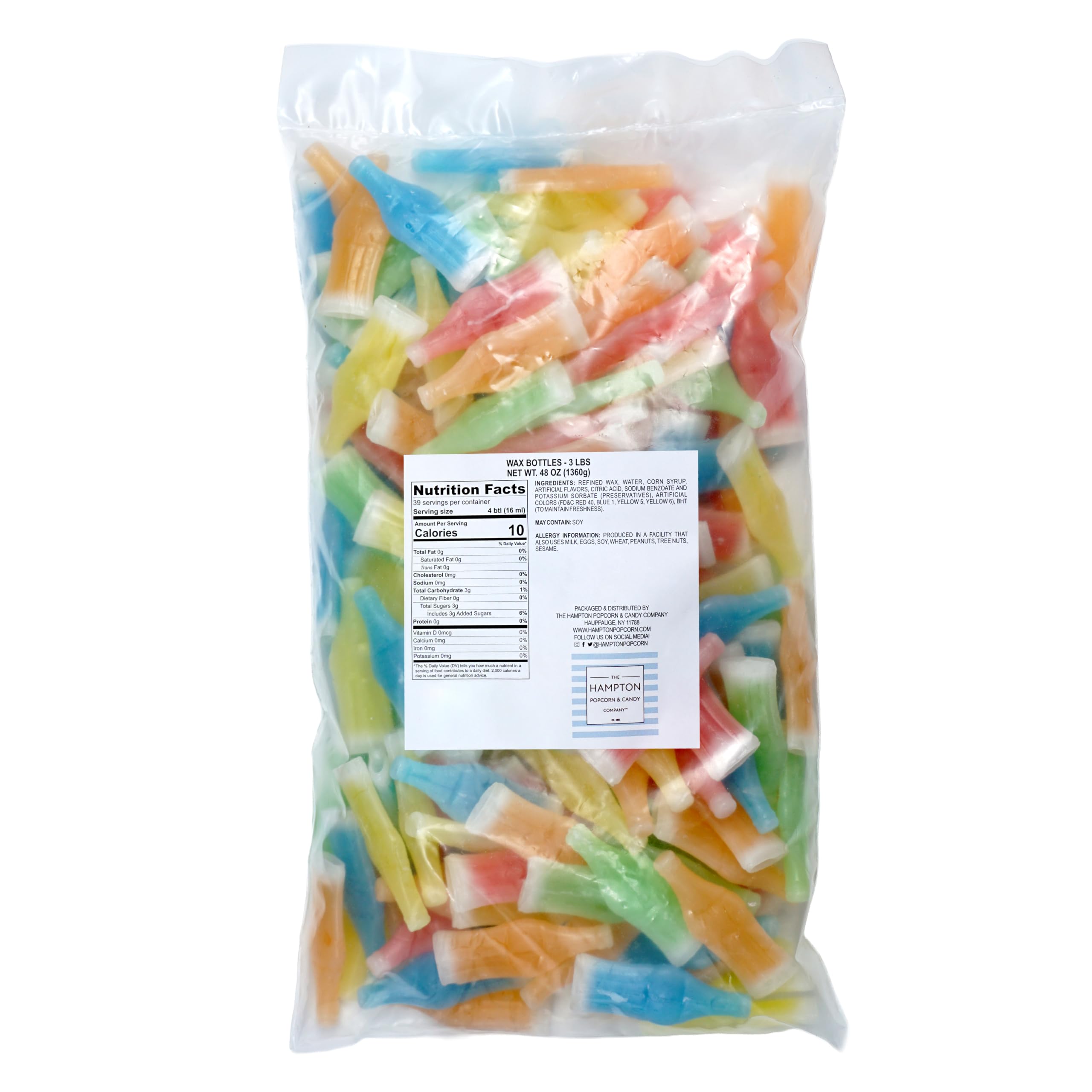 The Hampton Popcorn Company Nik-L-Nips arranged as party favors adding nostalgic fun