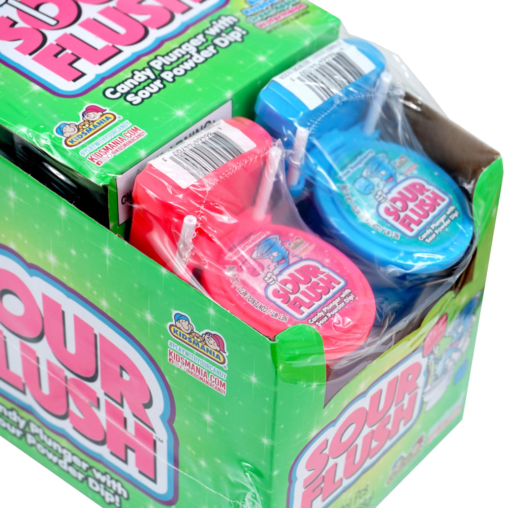 THE HAMPTON CANDY COMPANY toilet candy beside a hand to show pocketable, party-ready size