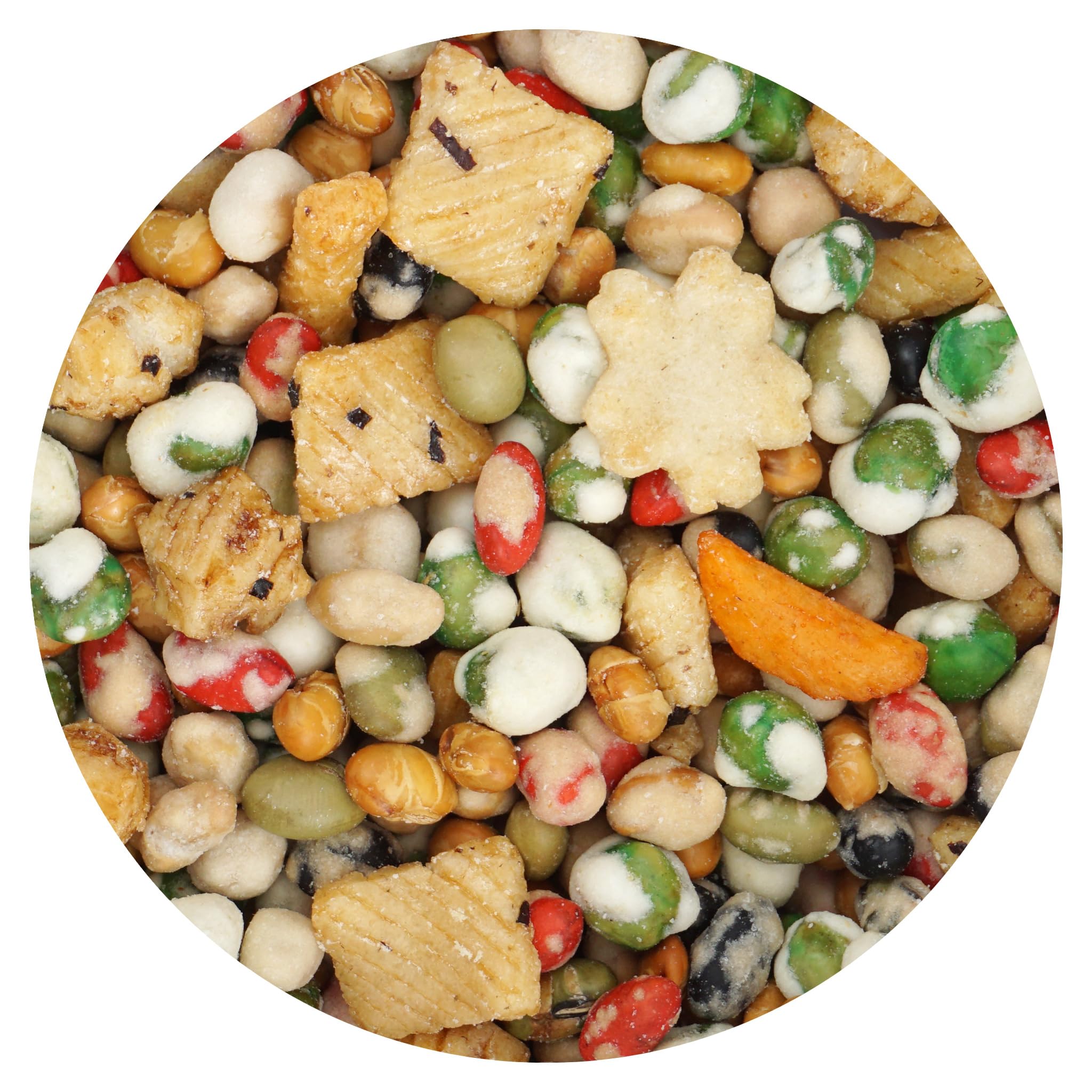 Hampton Distribution wasabi nut mix front packaging shows bold branding and bag size benefit
