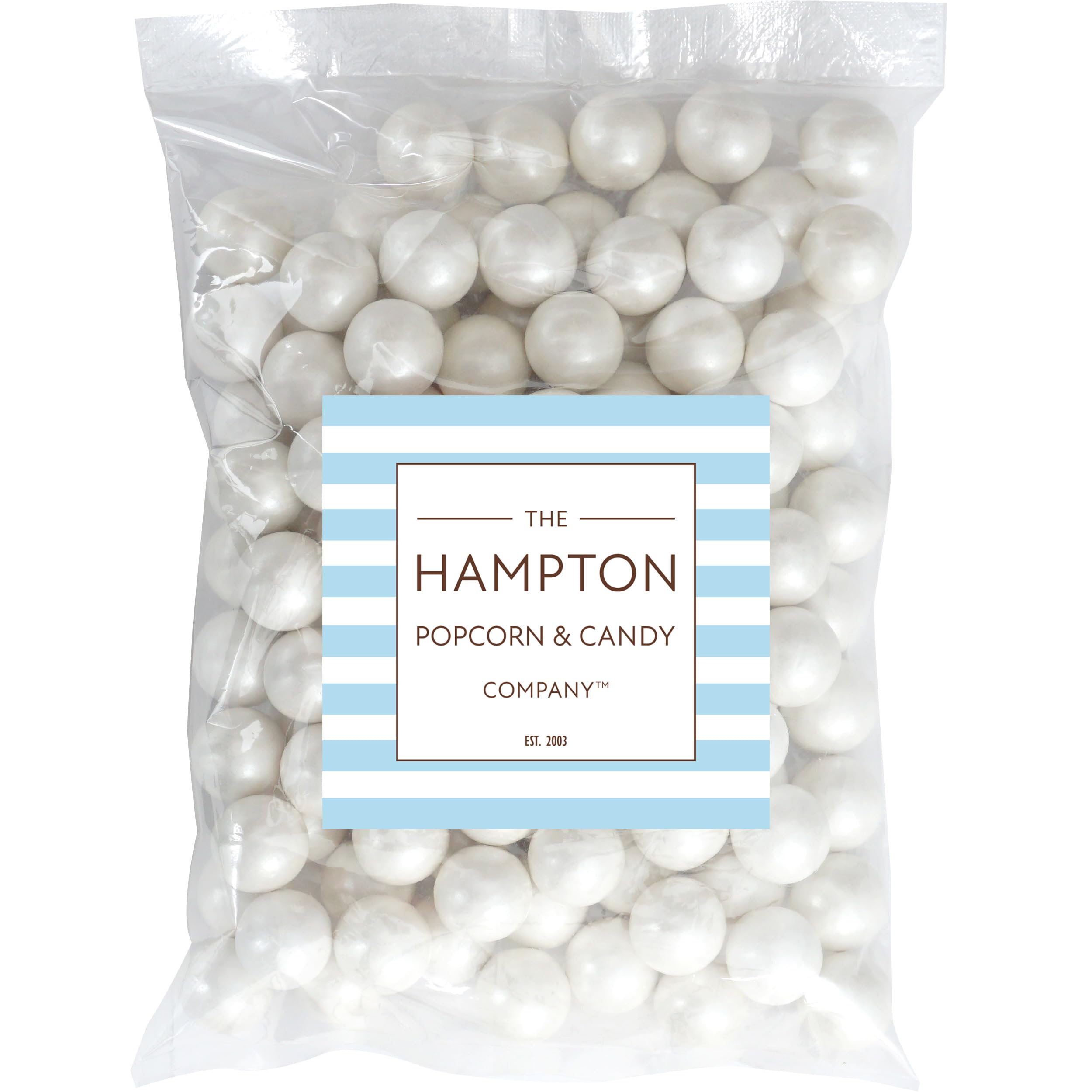 THE HAMPTON CANDY COMPANY close-up of shimmer shell highlighting glossy texture