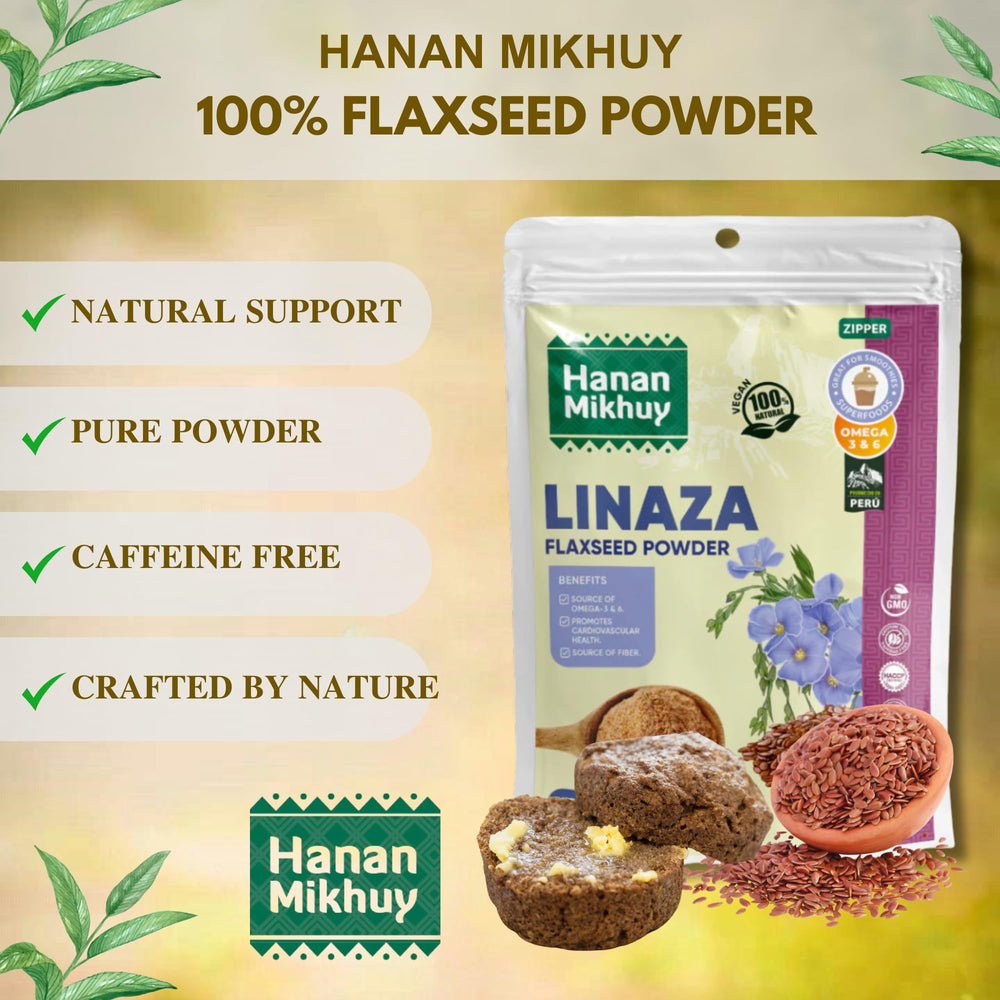 HANAN MIKHUY finely ground flaxseed texture for easy mixing