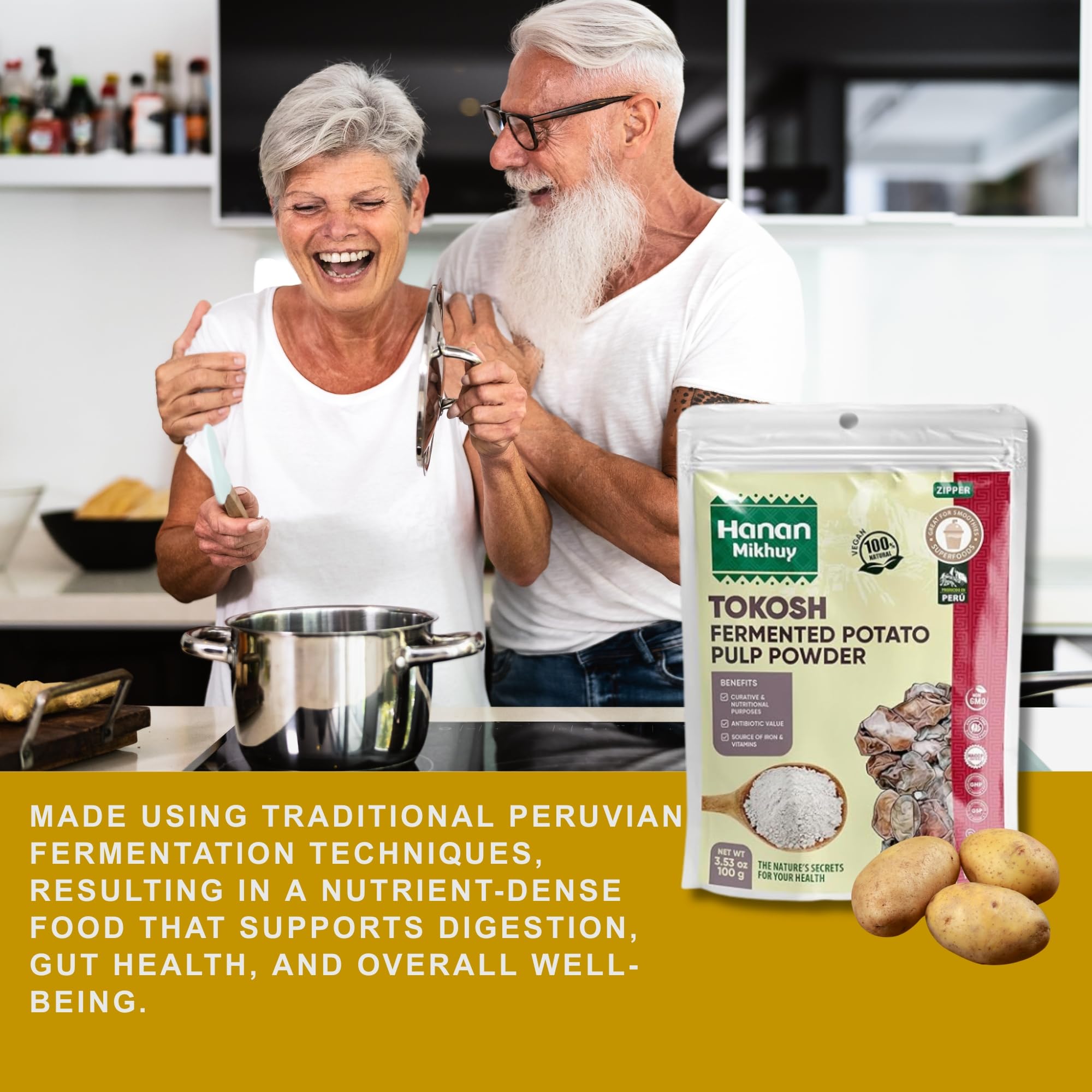 HANAN MIKHUY scoop with Tokosh powder, portion control benefit