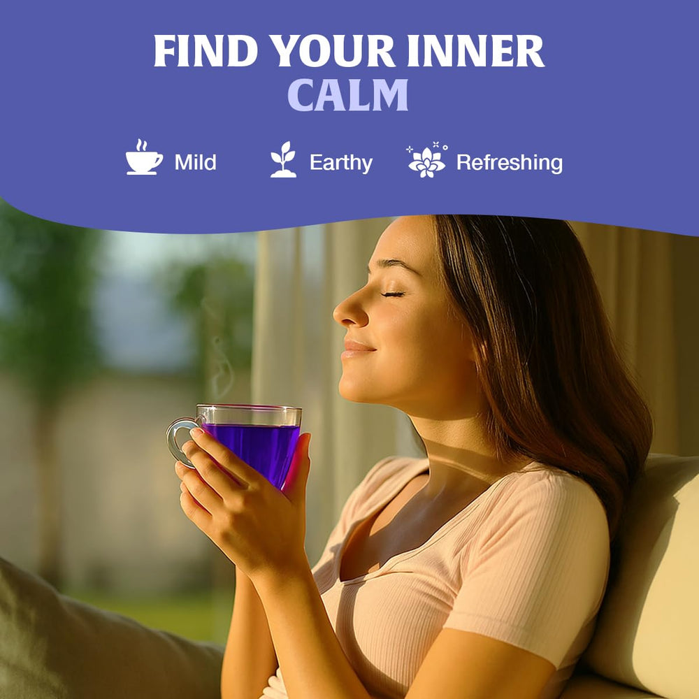 HANDPICK tea turning purple with lemon added, showing visual transformation benefit