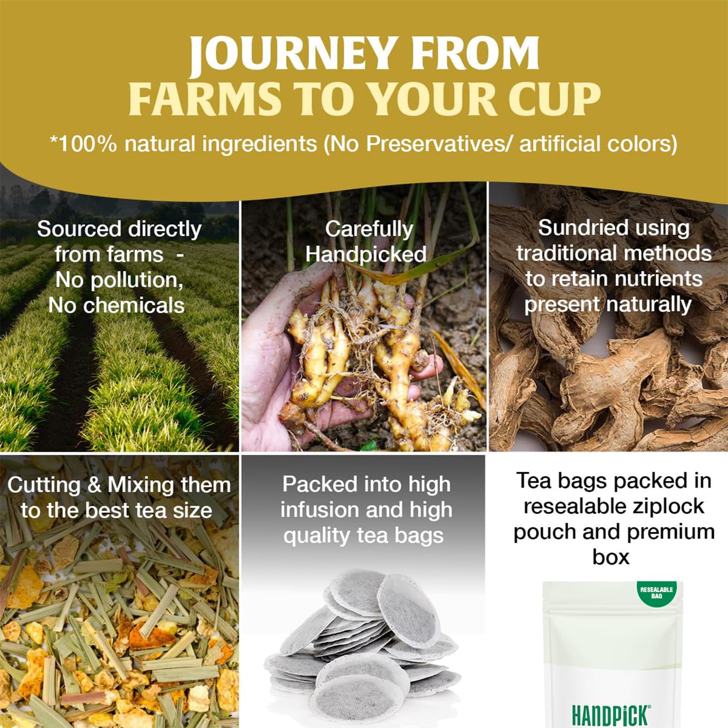 HANDPICK pitcher of iced lemon ginger tea perfect for refreshing servings
