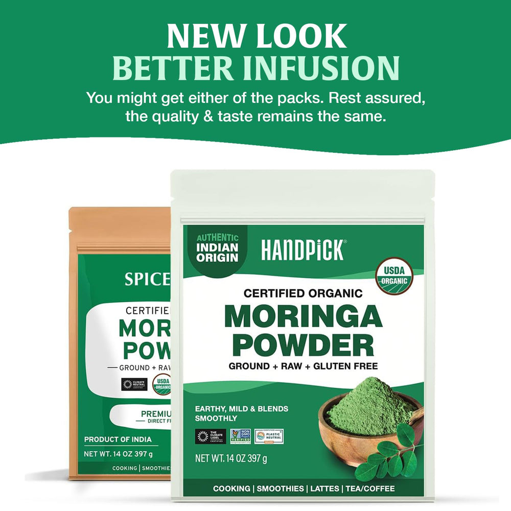 HANDPICK moringa in a kitchen setup showing everyday use and convenience