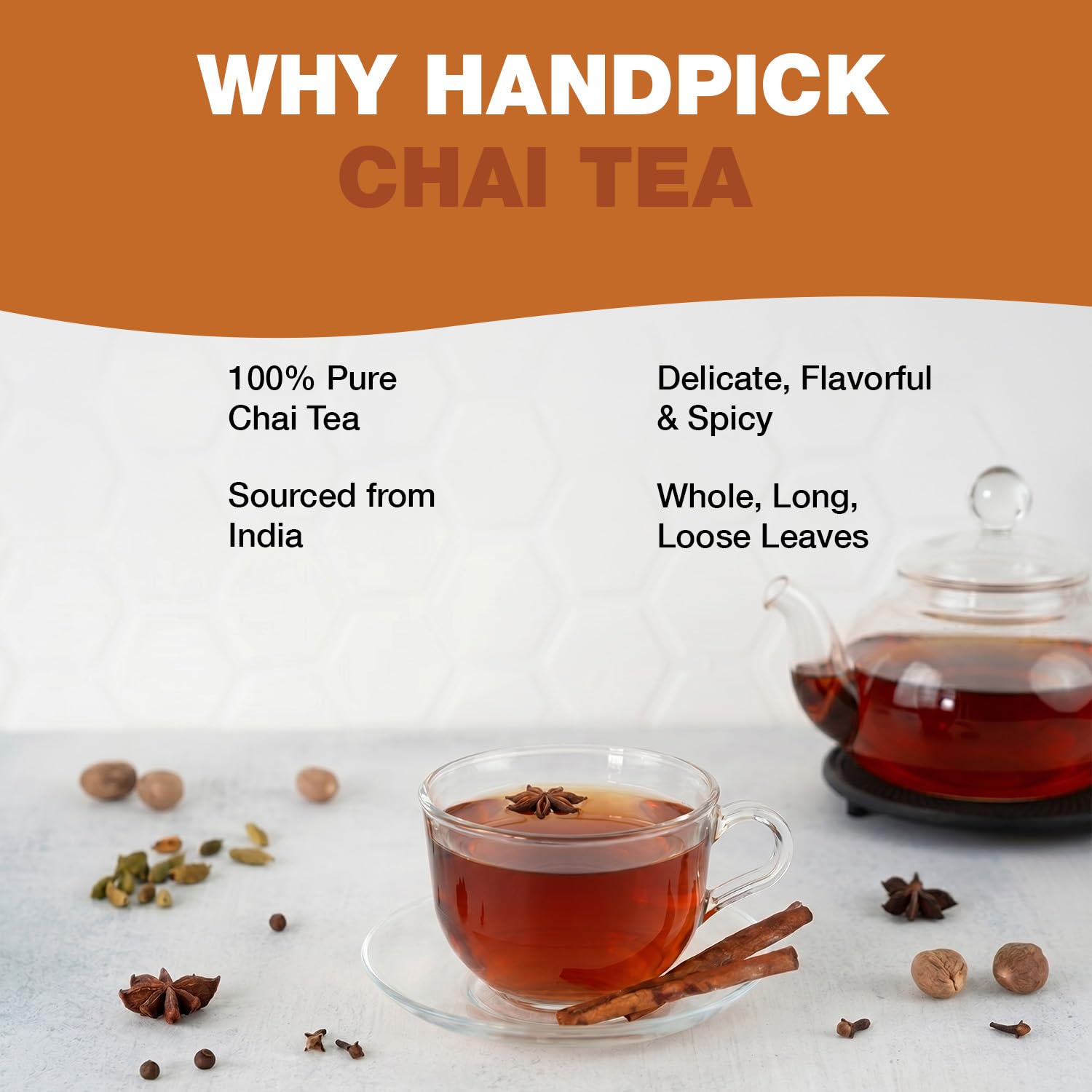 HANDPICK pouring tea while brewing to illustrate easy stovetop preparation benefits