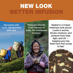 HANDPICK crushed Indian spices overhead conveying authentic aroma and warming taste