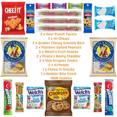 Hangry Kit close-up of snack textures highlighting variety and freshness