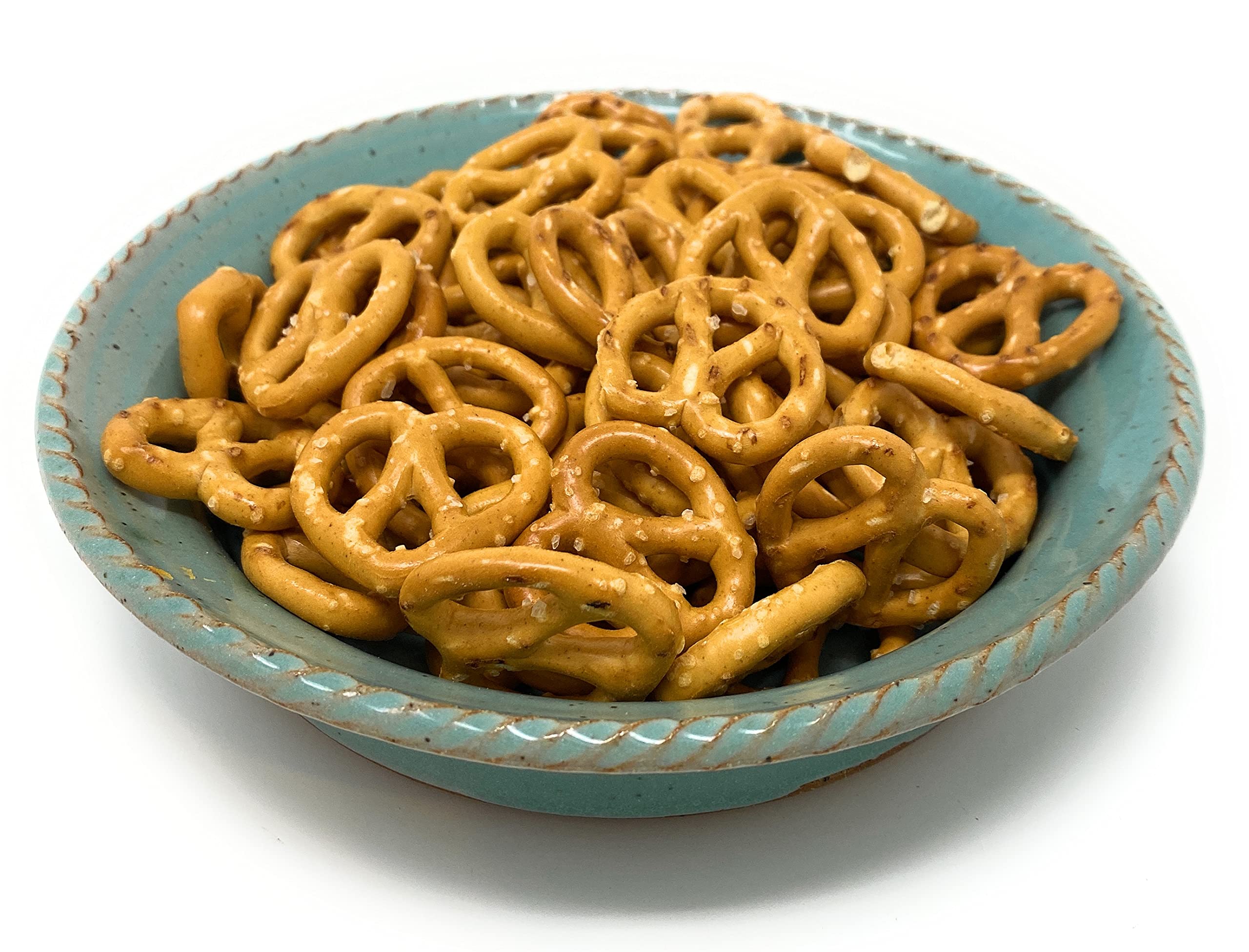 Hanover spelt pretzels served in bowl at movie night showing easy party snack option