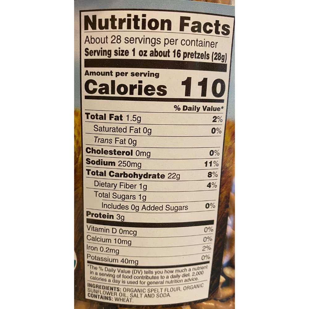 Hanover spelt pretzels single 1 oz bag ready for grab-and-go, portion control benefit