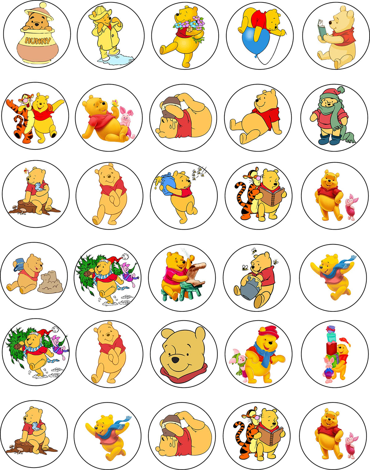 HAPPY CHOICES wafer sheet front image showing honey bear designs and ready-to-cut benefit