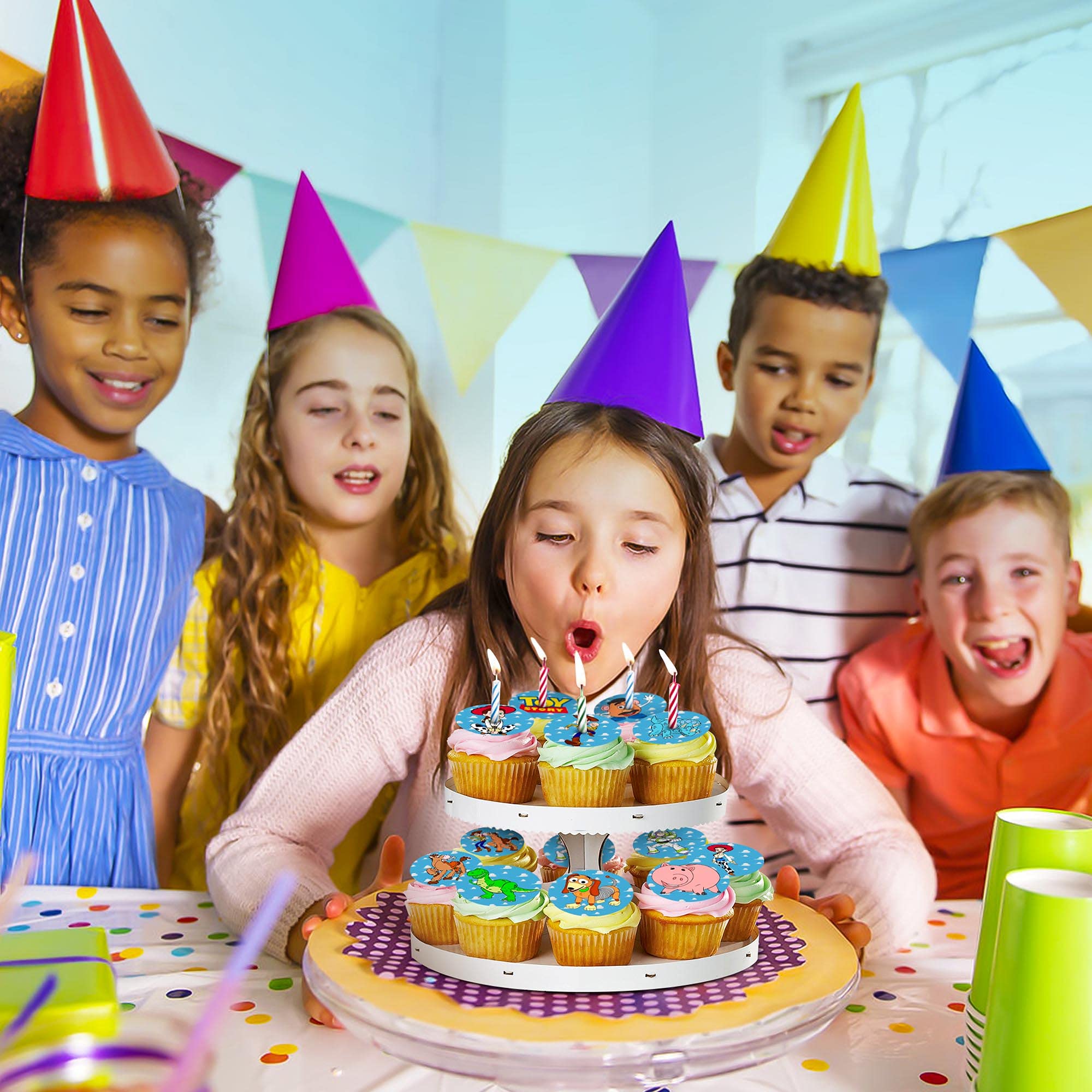 HAPPY CHOICES packaging and label displaying product info and storage-safety benefit