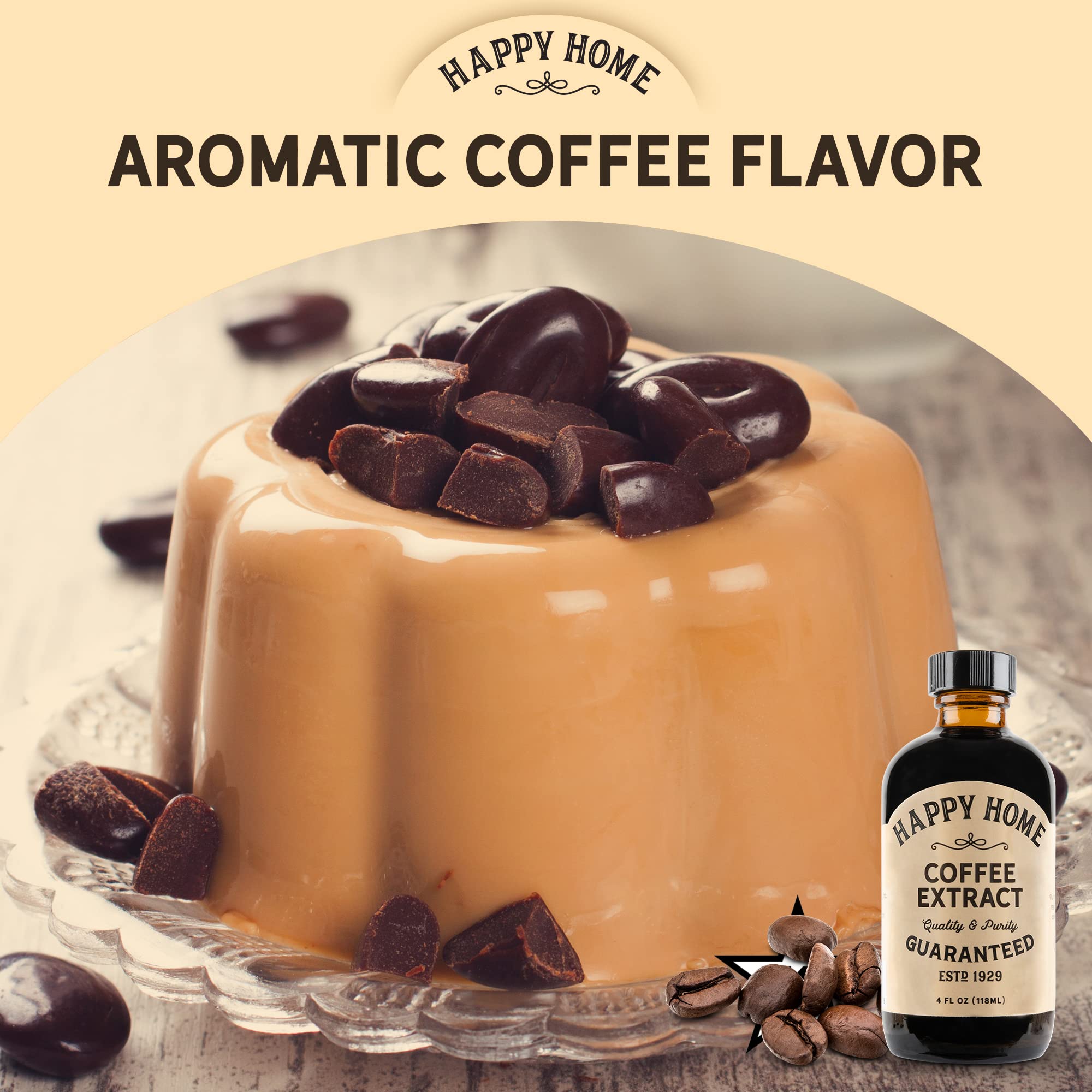 Happy Home used in frosting bowl illustrating richer coffee-infused icing