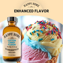 Happy Home close-up label showing kosher certification and clear usage instructions