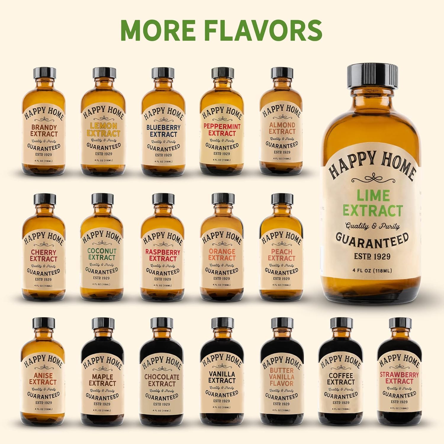 Happy Home ingredients label displaying kosher certification and ingredient clarity