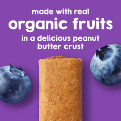 HAPPYTOT unwrapped Bestie Bar close-up highlighting soft-baked texture and easy chewing
