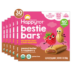 HAPPYTOT front packaging showing organic six-box bundle and convenience