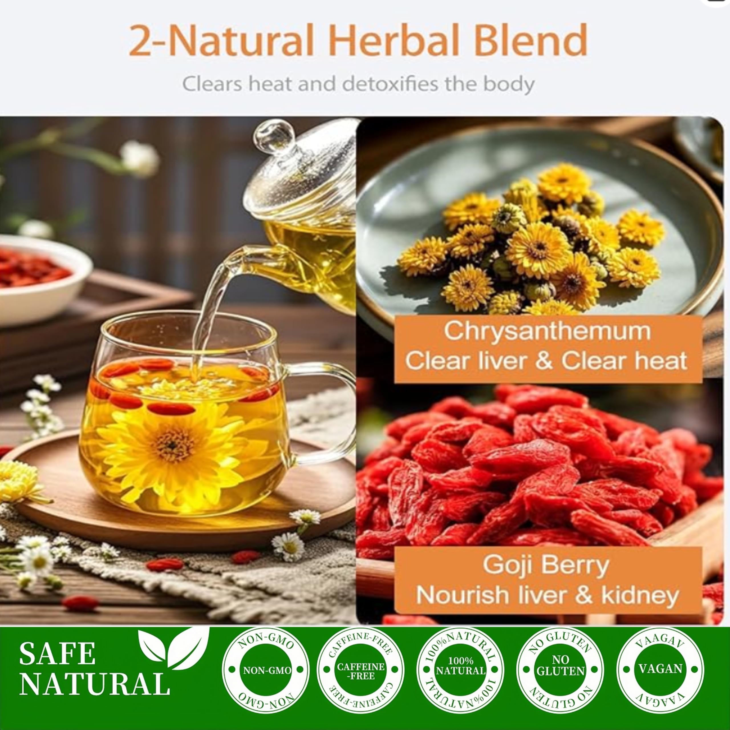 Harbique iced tea in glass tumbler showing refreshing cold brew benefit