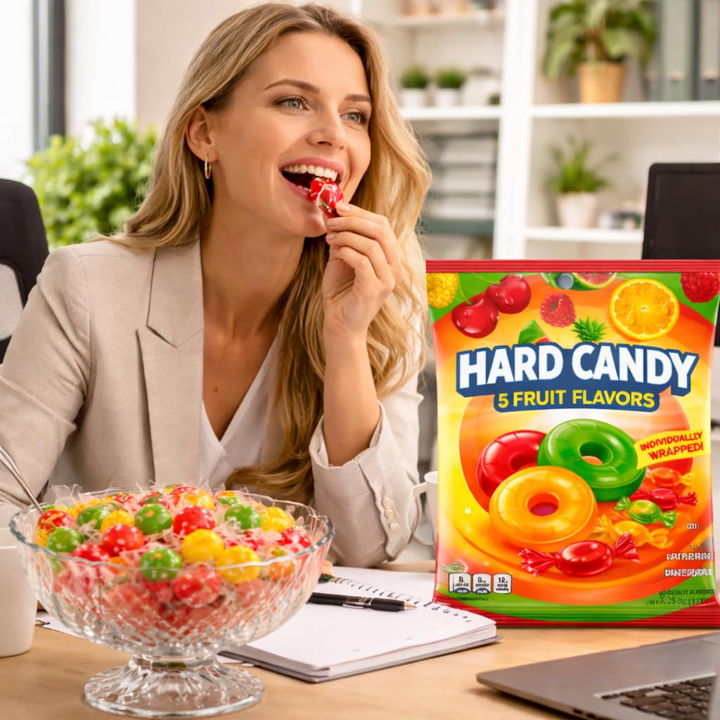 Generic pile of individually wrapped mints highlighting hygiene and grab-and-go use