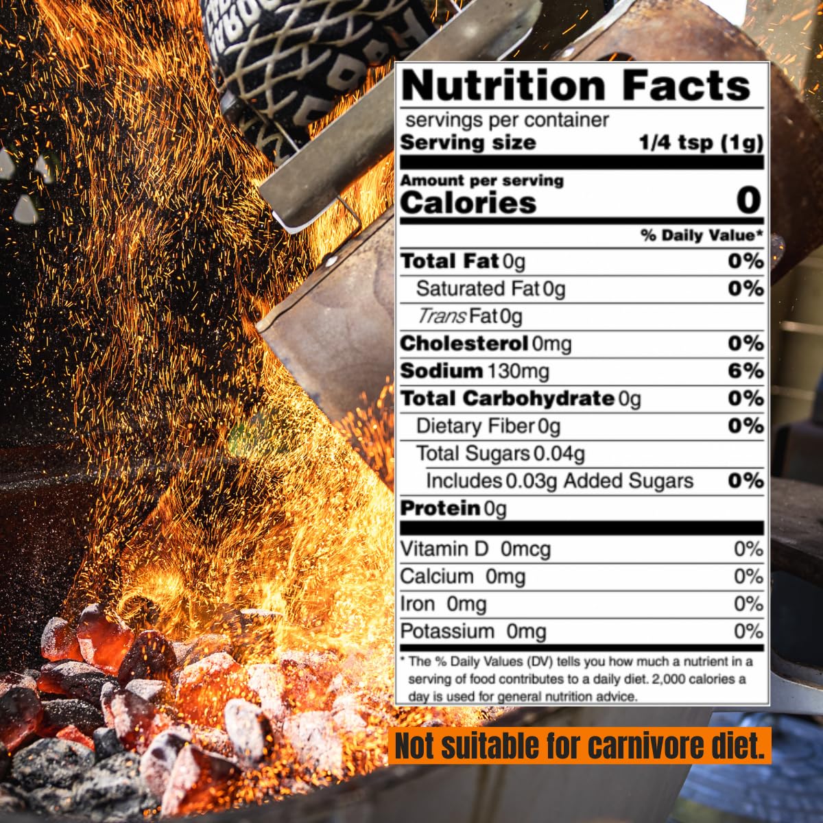 Hardcore Carnivore granules texture close-up showing seasoning consistency benefit