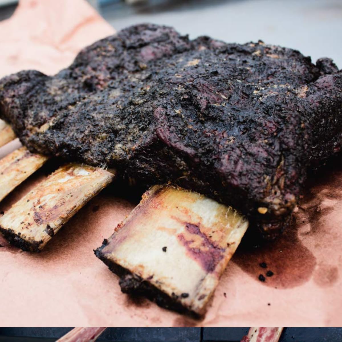 Hardcore Carnivore texture pile of rub showing coarse grind and visual depth