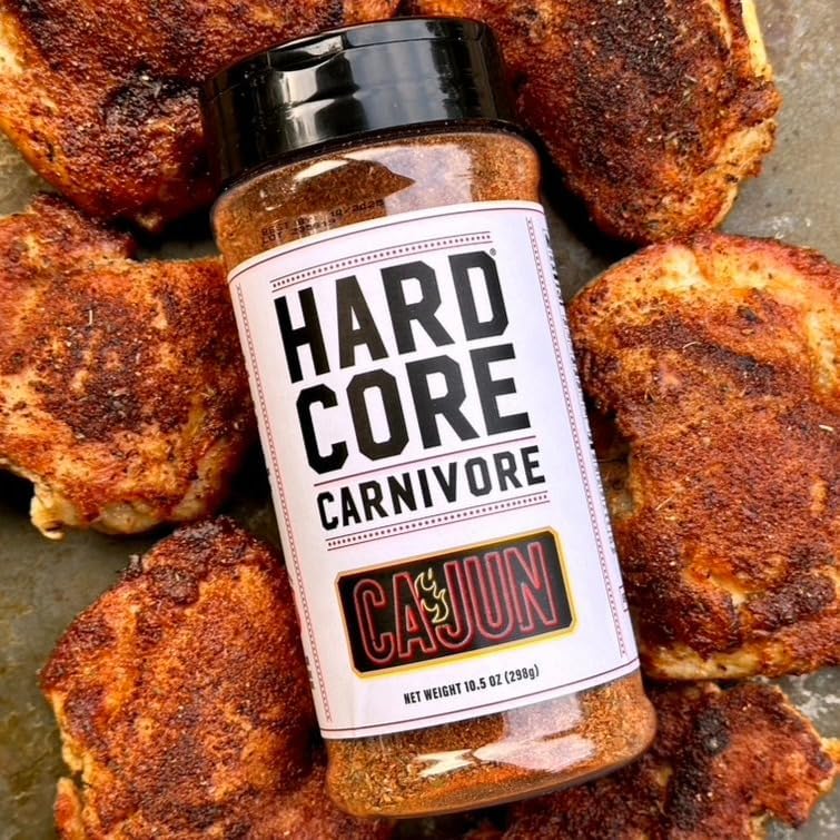 Hardcore Carnivore close-up of spice texture showing coarse blend and vibrant color