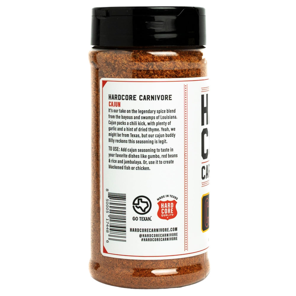 Hardcore Carnivore size comparison in hand showing 10.5 oz generous shaker portability