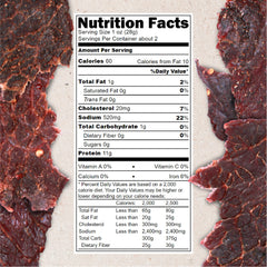 Hardtimes open bag revealing sliced beef jerky pieces ready to eat for protein boost