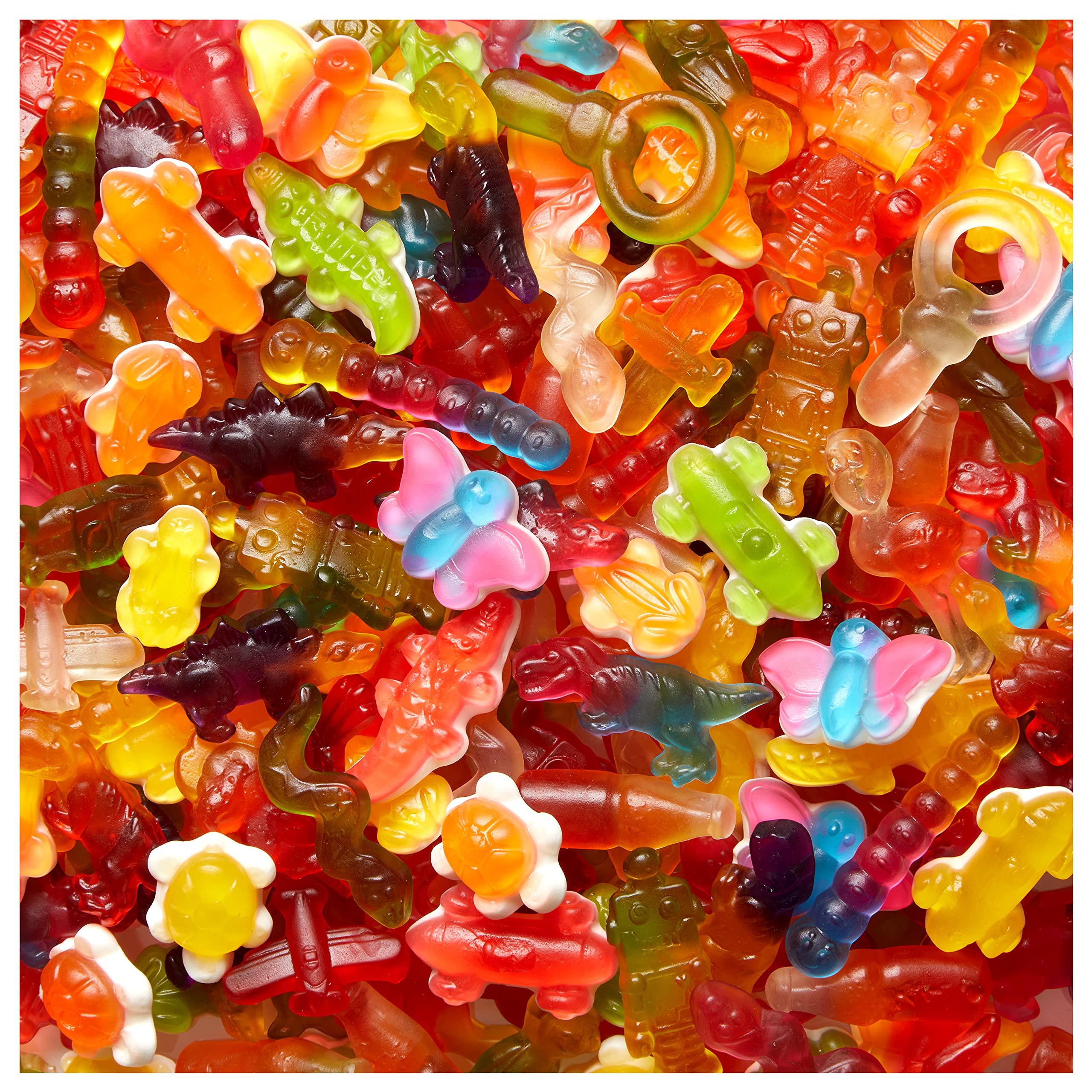 HARIBO Funtastic Mix close-up of gummy texture and shapes highlighting chew and flavor