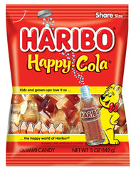 HARIBO front packaging showing 5 oz bag and branding, clear product view.