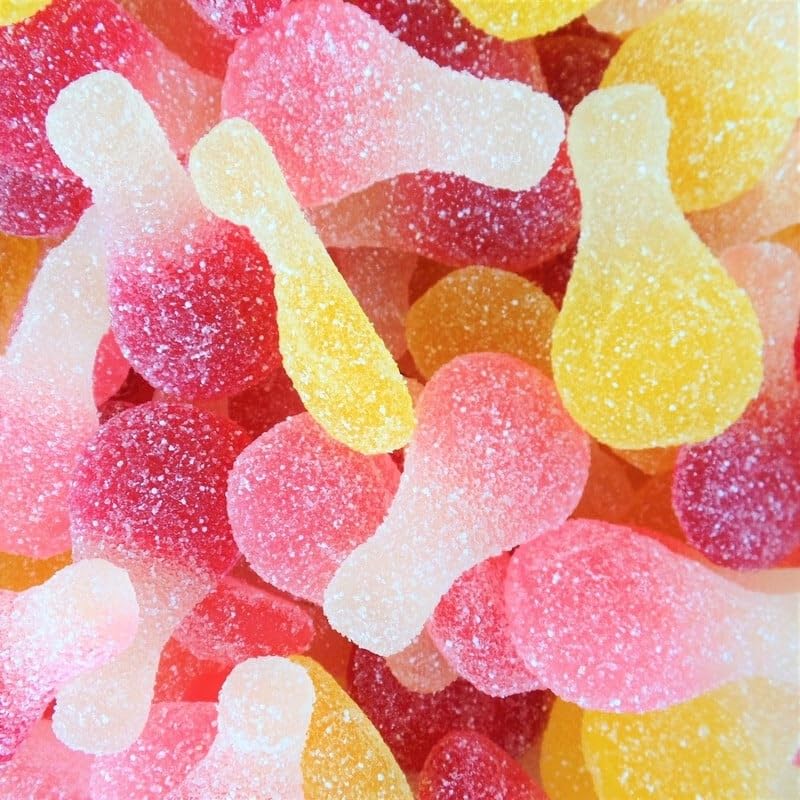 Haribo gummies in a bowl ready to serve, showcases variety and shareable appeal