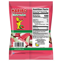 HARIBO close-up of gummy texture and sugar dusting, highlights soft chew