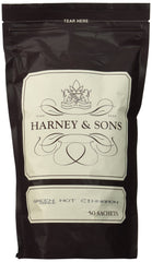 Harney & Sons front packaging showing 50-count sachets and fresh cinnamon aroma benefit
