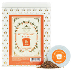 Harney & Sons front packaging showing 12-count pods and brand identity for easy selection