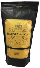 Harney & Sons front packaging showing 16 oz bag, clear branding and serving benefit