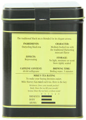 Harney & Sons loose leaf close-up revealing whole leaves and bright aroma, highlights quality