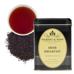 Harney & Sons front tin showing brand and bold breakfast tea for pantry appeal