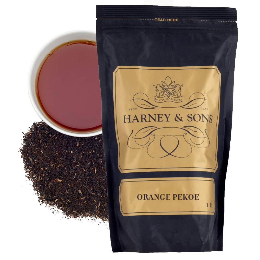 Harney & Sons front packaging showing 16 oz bag and brand, clear product identification and convenience