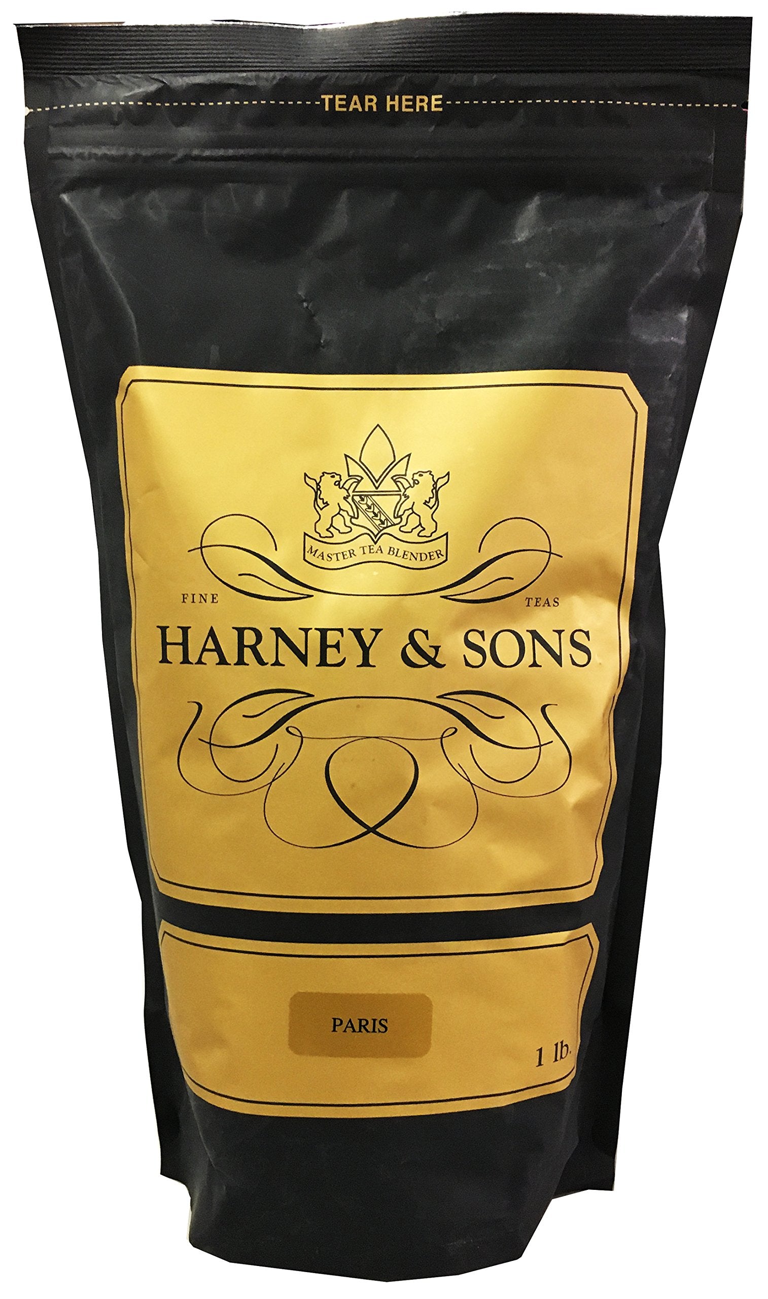 Harney & Sons front packaging showing 16 oz bag and flavor appeal